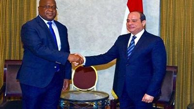رئيس الكونغو يشيد بدعم مصر اللامحدود لتحقيق السلام والاستقرار في بلاده