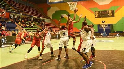 فوز الأهلي على فيروفيارو الموزمبيقي في بطولة أفريقيا للأندية لكرة السلة