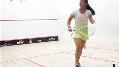 نادين شاهين تتأهل للدور الثالث ببطولة سينسيناتي كاب للاسكواش