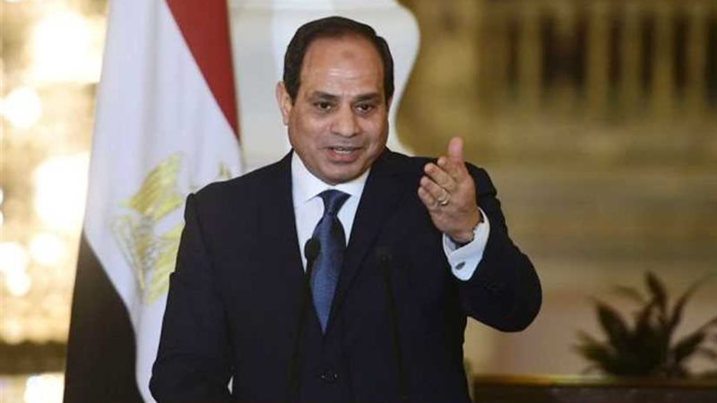 الرئيس السيسي يصل