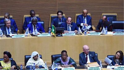 الرئيس السيسي : نحرص على دفع مسيرة العمل الافريقي المشترك