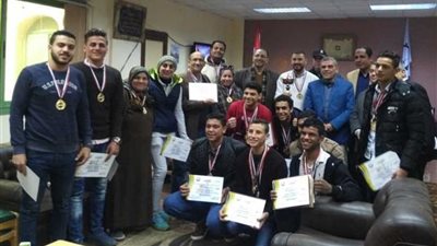 تكريم أبطال الجمهورية في الملاكمة من أبناء الغربية