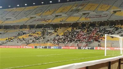 حضور ضعيف لجماهير الزمالك في برج العرب