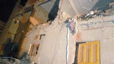 تشكيل لجنة لفحص أسباب سقوط منزل ومصرع وإصابة 4 أشخاص بشبين القناطر