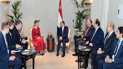 الرئيس السيسي يعرب عن ترحيبه بنشاط الشركات الإستونية فى مصر