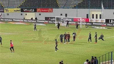 بالصور.. إصابة الشناوي قبل مباراة الإنتاج الحربي بدقائق