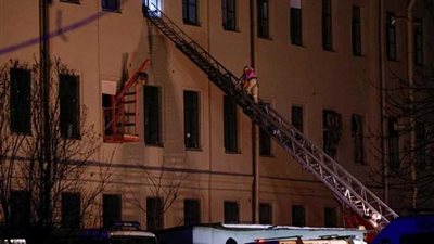 إخلاء جامعة سان بطرسبرج الروسية بعد انهيار بعض طوابقها