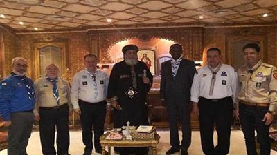 البابا تواضروس يلتقى وفد 