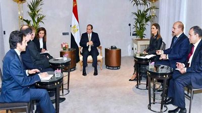 السيسي يبحث مع رئيس (تيسنكروب) إنشاء مجمع للأسمدة الأزوتية