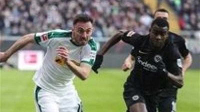 فرانكفورت يتعادل مع مونشنجلادباخ في الدوري الألماني