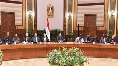 تفاصيل لقاء الرئيس السيسى مع رؤساء المحاكم الدستورية ..صور