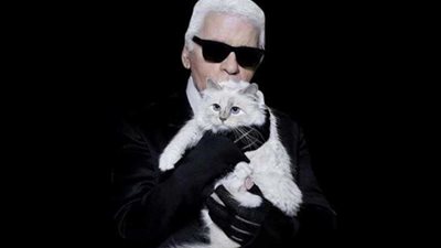 قطة مصمم الأزياء العالمي كارل لاجوفيلد ترث 150مليون دولار