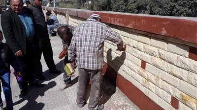 تطوير البوابة الجنوبية ببني مزار بالمنيا