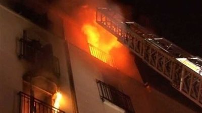 إصابة ٣ أشخاص إثر اندلاع حريق بمنزل ببنى مزار