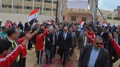 محافظ الغربية يفتتح ثلاثة ملاعب بقرى مركز طنطا