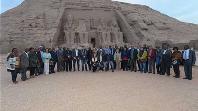 رئيس إفريقية النواب يشيد باحتفالية تعامد الشمس على وجه رمسيس بحضور ١٦ سفيراً إفريقياً