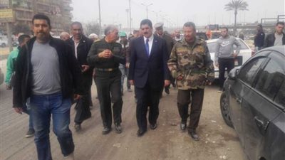 محافظ القليوبية يتابع تطوير موقف مسطرد