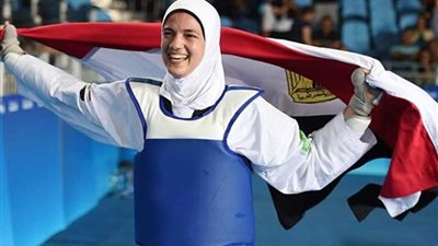 هداية ملاك تفوز بذهبية مصر الدولية للتايكوندو G2