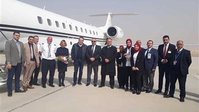 مطار سفنكس يستقبل أول رحلة طيران دولية قادمة من مطار أثينا