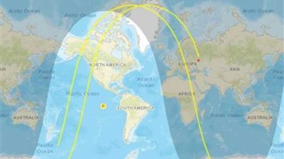 شاهد.. رصد حركة القمر الصناعي المصري الجديد
