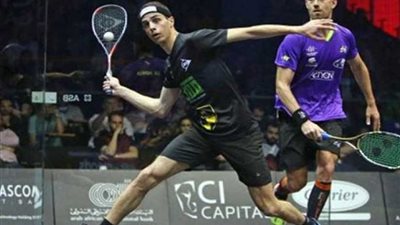 على فرج يتأهل للدور الثالث من بطولة العالم للاسكواش بشيكاغو