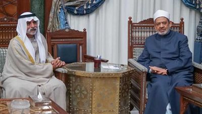 وزير التسامح الإماراتي يسلم الإمام الأكبر درع الأخوة الإنسانية