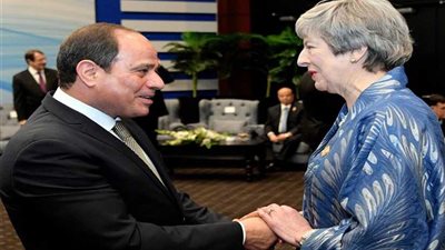 ماي تعرب عن شكرها للرئيس السيسي لاستضافة القمة العربية الأوروبية