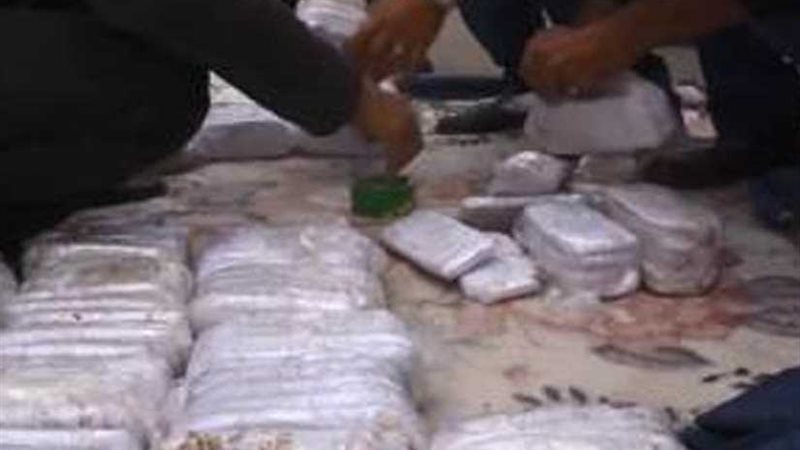 ضبط 76 قطعة حشيش