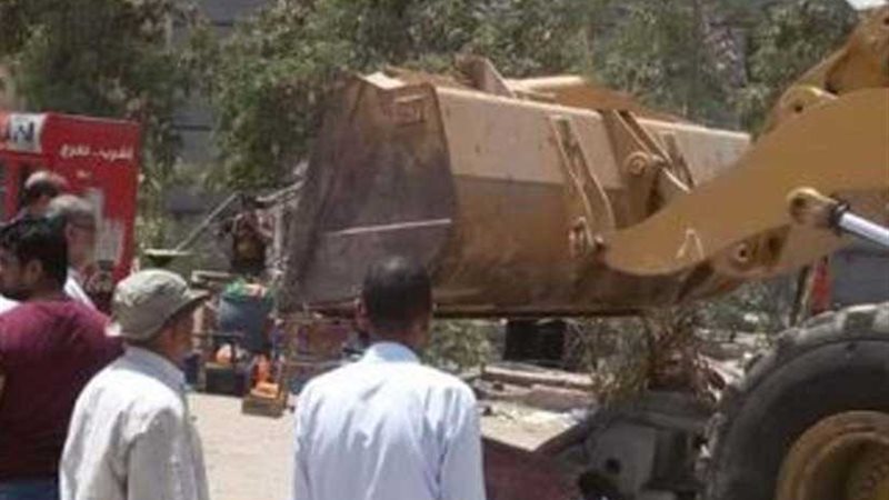 إزالة 981 حالة إشغال