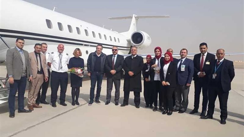 مطار سفنكس يستقبل