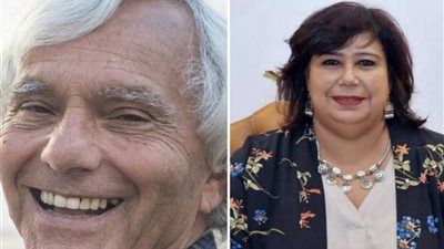 إيناس عبد الدايم تكرم المسرحي العالمي يوجينيو باربا بشرم الشيخ الدولي للمسرح الشبابي