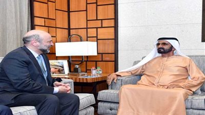 رئيس الوزراء الإماراتي يبحث المشترك مع نظيره الأردني