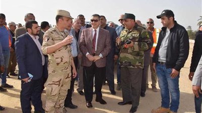 محافظ بني سويف يعلن موعد الانتهاء من محور عدلي منصور