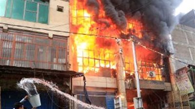 السيطرة على حريق بجوار شركة النشا بشبرا الخيمة