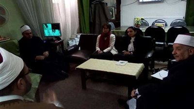 وكيل أوقاف الإسكندرية يستقبل القنصل الفرنسي بمكتبه