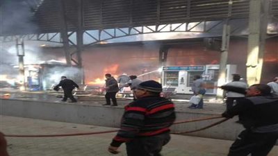 مصدر: ضحايا ومصابون في اصطدام قطار برصيف محطة رمسيس