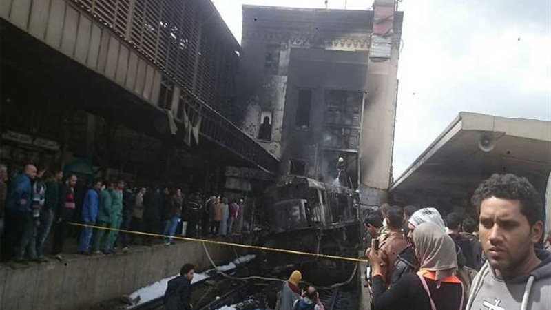 اللقطات الأولى لحادث