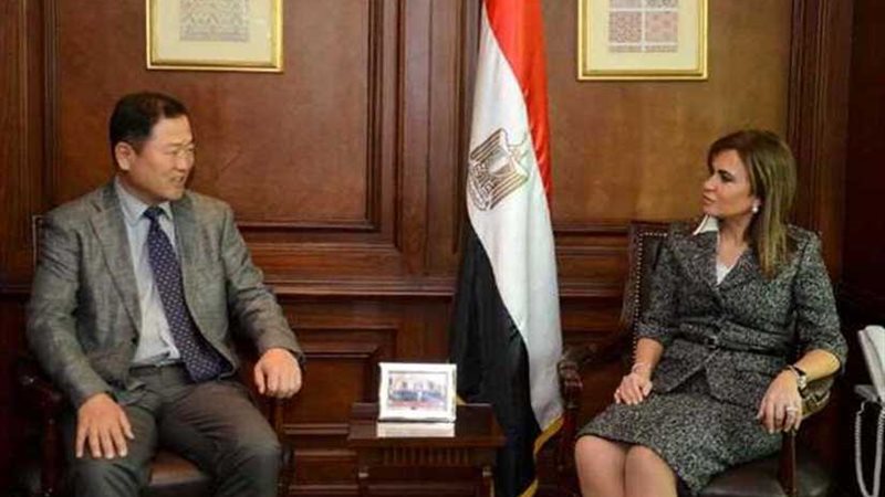 وزيرة الاستثمار تبحث