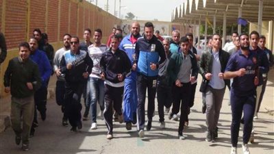 يوم رياضي بكليتي الهندسة وطب الأسنان بجامعة المنيا