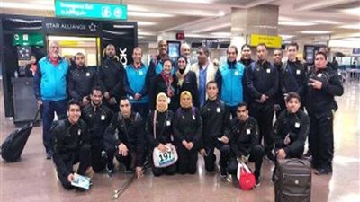 بعثه منتخب ألعاب القوي لذوي الإعاقه تصل مطار القاهرة