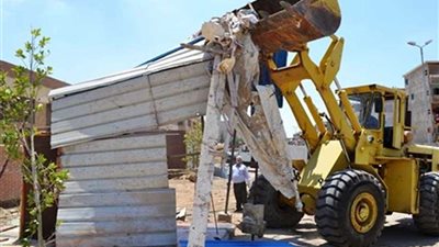 رفع وإزالة 1346 حالة إشغال طريق وتعديًا بالبحيرة