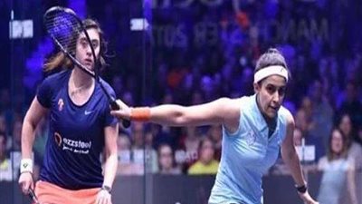 الشربينىي والطيب تتأهلان لنهائي بطولة العالم للاسكواش بشيكاغو