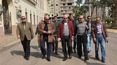 محافظ الجيزة يتفقد أعمال تطوير شارع مصر 306 بالدقي