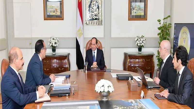 مدبولي يطلع الرئيس