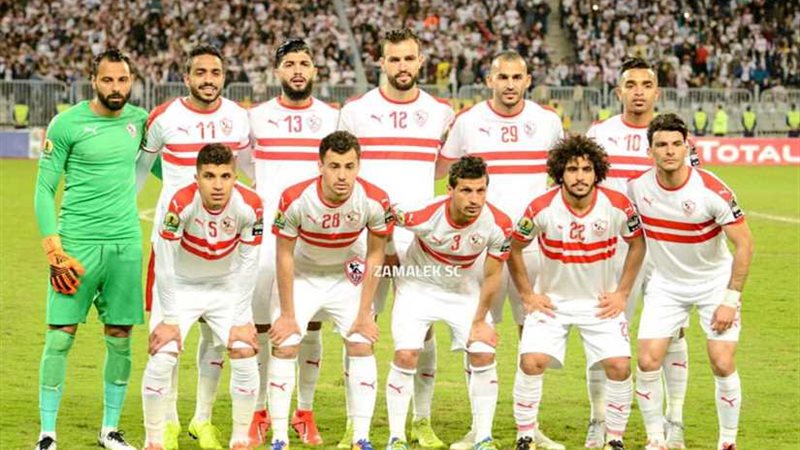الزمالك بـالأبيض..