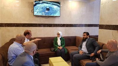 وزيرة الصحة تتفقد أماكن البعثة الطبية للحج