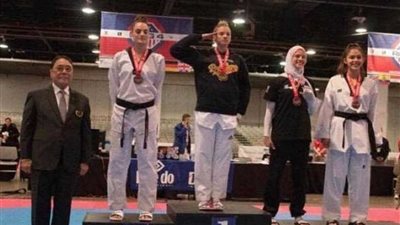 هداية ملاك تُتَوَّج ببرونزية بطولة أمريكا المفتوحة للتايكوندو
