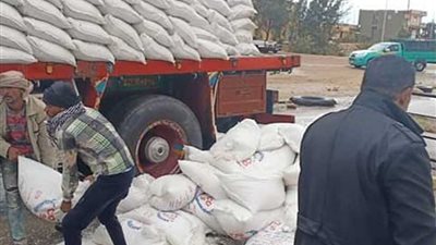 إعدام٥٤٠ شيكارة ملح فاسد بشمال سيناء