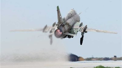 تحطم مقاتلة من طراز 