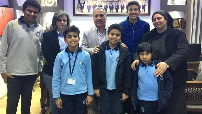 طلاب مدرسة  الكرمة